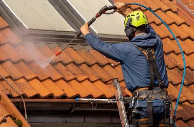 Démoussage et hydrofuge de toiture à Luzoir